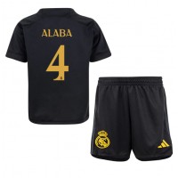 Camiseta Real Madrid David Alaba #4 Tercera Equipación para niños 2023-24 manga corta (+ pantalones cortos)